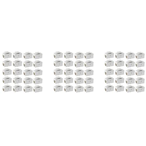 Coupleur Clé de Voûte Ethernet Cat6 Rj45 Jack 60 Paquet pour Câble Réseau