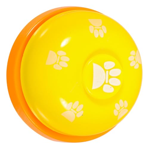 Gadpiparty ペットの訓練ベル 繁殖 小型犬用ベル付き首輪 子犬クリッカートレーニング 犬のボタン 食べ物のための子犬の鐘 ドッグフードベル ペットトレーニングプレスベル 犬の鈴 プラスチック