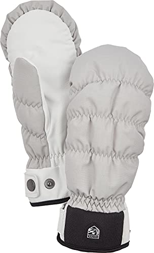 Hestra Luomi CZone Female Mitten - Pale Grey - 7