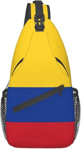 Mochila Bandolera Colombia Flag Unisex Compacta