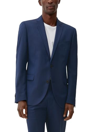 s.Oliver BLACK LABEL Herren 02899544423 Anzugjacke, Blue Dots, 56