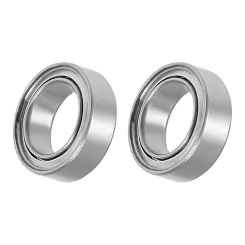 Image of METALLIXITY Deep Groove Ball Bearings (SMR85ZZ, 5mm x 8mm x 2.5mm) 2Pcs, Stainless steel Double Shield Industrial Bearings - for Industrial Micro Motor