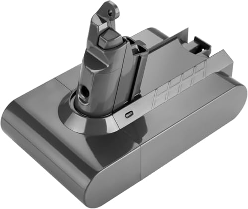 FFTSSRLB 6000mAh 21.6V Lithium Battery Replacement for Dyson V6, Compatible with SV03 SV04 SV05 SV06 SV07 SV09 DC58 DC59 DC61 DC62 DC72 DC74, Absolute/Animal/Motorhead/Slim