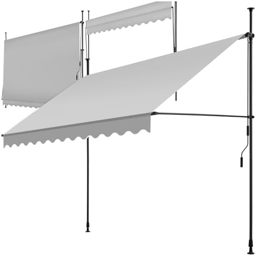 TENDA VERSATILE: Goditi il massimo comfort sul tuo balcone con la tenda da sole a morsetto tectake. Facile da installare senza bisogno di trapani o viti, questa tenda da balcone offre un'ottima protezione dal sole e garantisce privacy per il tuo spazio esterno. Il meccanismo di fissaggio robusto permette di posizionare la tenda dove preferisci, ideale per giardini e balconi.