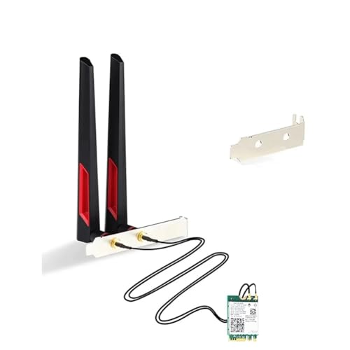 Carte WiFi 6E AX210 PCI Express tri-bande 5374Mbps avec antenne 10dBi et Bluetooth 5.3