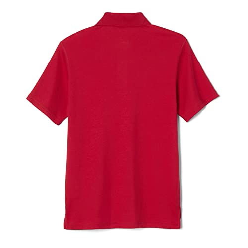 French Toast Polo interlock adaptável de manga curta para meninos, Vermelho, XX-Large