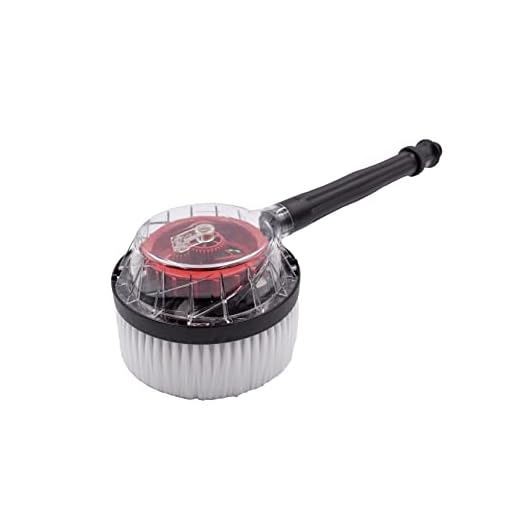 AR Blue Clean PW909203K Universal Rotary Brush, with Bayonet Transfer Adapter, Black