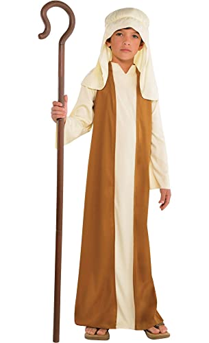 Amscan Beige Saint Joseph Costume for Boys, Bible Costumes for Kids, Large, with Included Accessories