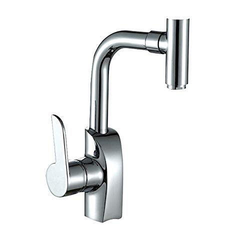 Robinet de lavabo rotatif contre les éclaboussures avec mitigeur d'évier à 360