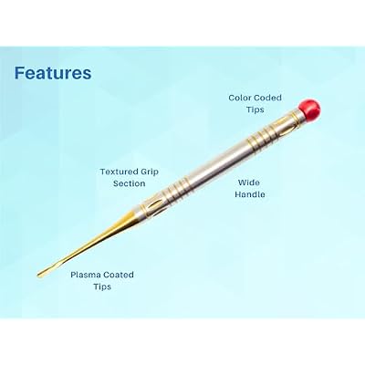 ARTMAN INSTRUMENTS Mini Root Elevator Set 7 Pcs Proximators, Luxating Elevators, and PDL Root Elevators for Dental Extractions and Oral Surgery