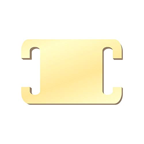 YVDY Personalized pet ID tag slide-in engraving stainless steel nameplate anti-lost nameplate name tag pendant collar accessories-Gold_Open_Design_S