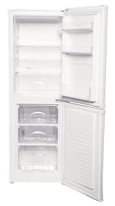 HADEN Freestanding Fridge Freezer - 50/50 Split, Adjustable Shelves, Salad Crisper, 3 Freezer Drawers, Reversible Doors, 144cm High Fridge Freezers, Energy Efficient