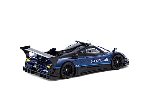 Pagani Zonda Revolucion Blue Met. & Black 1/64 miniatura 2