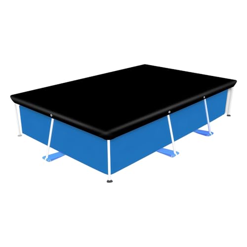 LYPPUL Schwimmbadabdeckung für Rechteckige, 221*150cm Rechteckige Poolabdeckung, Pool abdeckung Für Oberirdische Pools, abdeckungen Rectangle Pool für Rectangular Frame Pool Staub Regendicht Langlebig