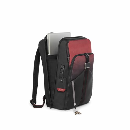 TUMI - Alpha Bravo Pro 17" Backpack - Expandable Travel and Commute Gaming and Tech Bag - Fits up to 17" Laptop - Red Ombre2