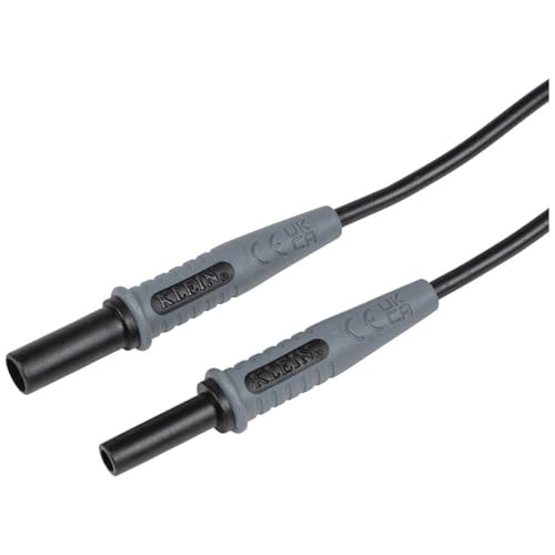 Image of Klein Tools 69358 Lead Adapters, Extension Cable for Meters with Banana Jack Inputs, 20-Foot