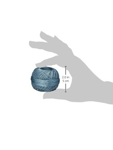 Hilo Metalizado Tamaño 20 Azul Acero 155 yardas 25 gramos miniatura 3
