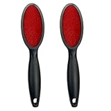 Rimozione pelucchi double face, 2 Pezzi, Spazzola levapelucchi Dischetti Double Face in Velluto Solleva lanugine e Capelli, Portatile e Riutilizzabile, per Maglione Tappeto Abbigliamento