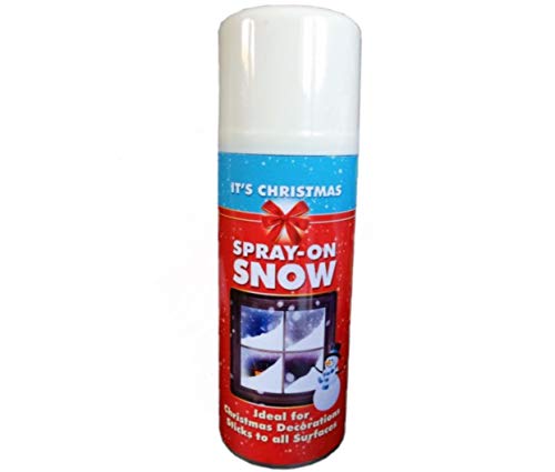FIND A SPARE Artificial Christmas Snow Spray β White Spray for Xmas Trees, Windows, and Craft Decorations 200ML