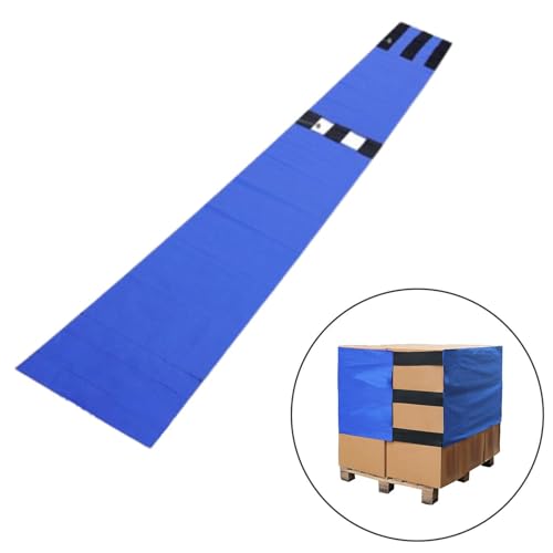 MotiveTech Correa de para Palets, Envío, Alta Estabilidad, Elástica, Transporte, Ajustable, Azul, 70 Cm X 460 Cm - imagen 2