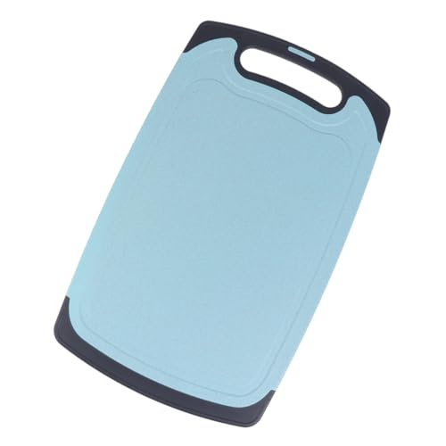 OKUMEYR シー四角い製まな板 カビ防止 水切り溝付き 両面使用可能 無味無臭 厚みのある抗菌ボード 野菜 果物 肉用 ホームキッチン用品 吊り下げ収納可