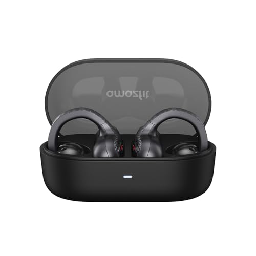 Amazfit Up OWS Auriculares Bluetooth 5.3, Diseño Abierto Inalámbrico con Control Táctil, Resistente al Agua IPX4, Reducción de Ruido con IA, Cascos Deportivos para Running y Fitness