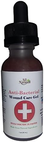 Antibiotics Wound Care Heals 3X Faster - Antibacterial Gel Works on Bedsores, Ulcer Care, Diabetic Wounds, Burns, Scars, Cuts - Instant Pain Relief