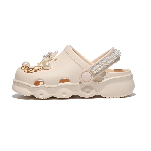Image of Toddler Clogs for Girls Lightweight Kid Garden Clogs Breathable Slip-on Slides Sandals Slippers Children's Beach Water Shoes (zzGlt mi, 25)