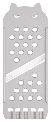 Kai Corporation DH2735 Nyammy Cat Slicer, Warm, Gray, Made in Japan