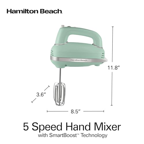 Hamilton Beach Retro 5-Speed Electric Hand Mixer With SmartBoost Technology - image 8