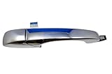 PT Auto Warehouse CH-3300M-FRK - Outside Exterior Outer Door Handle, Chrome - without Keyhole, Passenger Side Front
