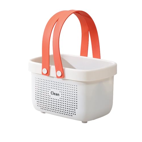 Rotoha 洗濯かご バスケット 水切り おしゃれ収納 風呂 銭湯 海水浴 スパ ホワイト 小 (ホワイト, 小)