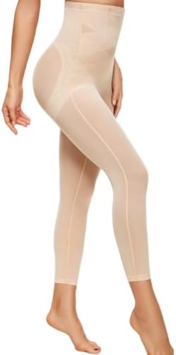 SIMIYA Shapewear Tummy Control Leggings for Women Butt Lifting Shapewear Thigh Slimmer High Waisted Trainer Body Shaper