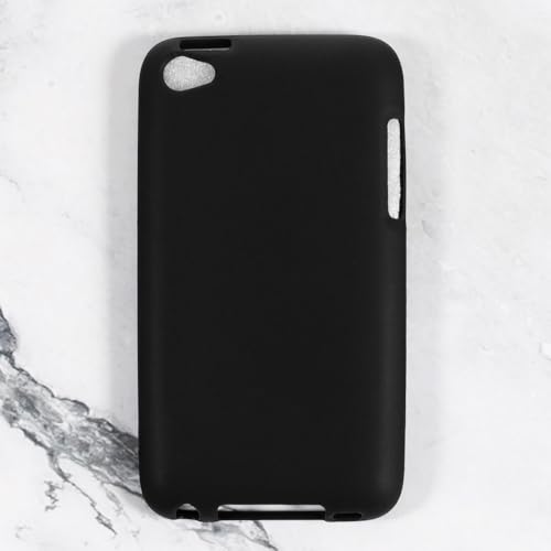 TPU Handyhülle Kompatibel mit iPod Touch 4, Stoßfeste Weiche Schutzhülle mit Präzisen Aussparungen und Kratzfestem, Schlankem Design (Schwarz)