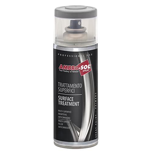 AMBRO-SOL Pinturas tratamiento superficies Antioxido Metal uso general. Imprimacion Spray. Gris, 400 ml, El embalaje puede variar