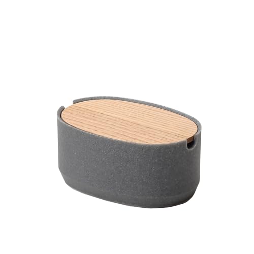 ideaco (�C�f�A�R) ���� ��� �W�t�� ���[ ��18?���s12?����8cm Oval Box S Low stone sand gray/�I�[�o���{�b�N�X S�T�C�Y �� �X�g�[���T���h�O���[