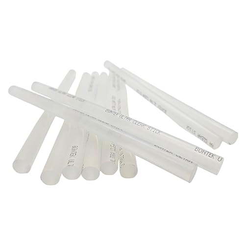 Image of 11mm x 240mm Extra Long Transparent All Purpose Hot Melt Glue Sticks (Pack of 30pc) - Universal Compatible, by Mario