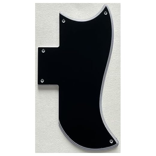 Golpeador para guitarra Gibson SG 61 Reissue Style (5 capas, negro)