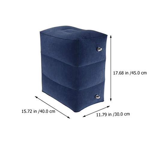 GARNECK Travesseiro inflável para descanso de pés para viagem aérea infantil cama de avião travessei