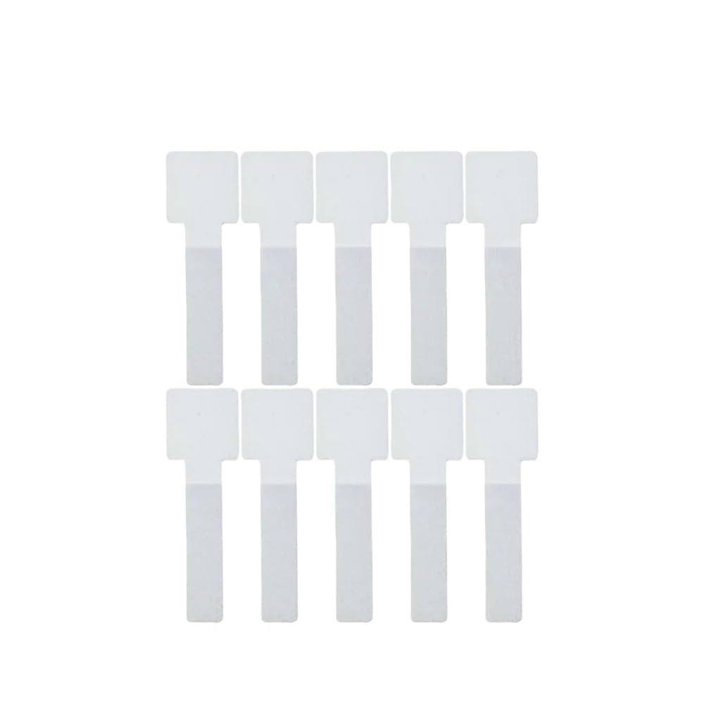 Reusable Cable Ties Velcro Ties Self-Adhesive Power Cord Cable Holder Adjustable Cord Storage Desktop Organiser Manager(White-10PCS)