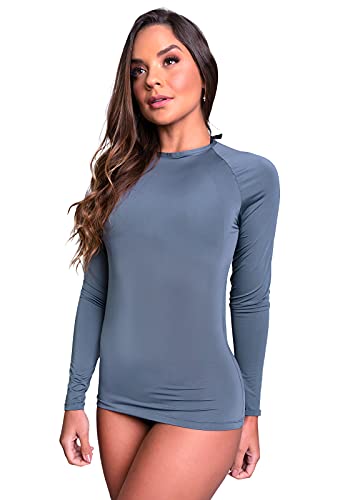 Camisa MVB Modas Térmica Feminina Segunda Pele Proteção Uv 50+