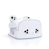 【Meta Quest3/2/3S対応】VRスタンド 卓上 収納スタンド ヘッドセット＆コントローラー収納 LEDライト搭載 省スペース設計 image