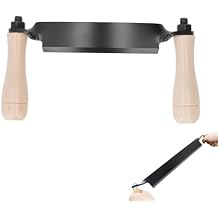 Draw Shave Knife, 8in Tungsten Steel Draw Knife, Curved Draw Knife, Stable Draw Knife Debarking Tool, Save Effort Bark Spud Debarking Tools, for Woodworking