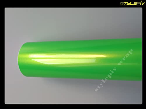 Vinyle adhésif thermoformable vert brillant pearl 152x50cm pour une finition carrosserie premium - 3