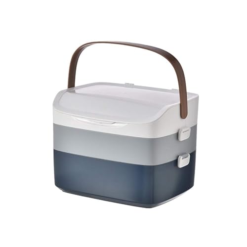 Cassetta dei medicinali Scatola dei di grande capacità di immagazzinaggio di pronto soccorso per famiglie ragionevole per pillole in formato a tre strati