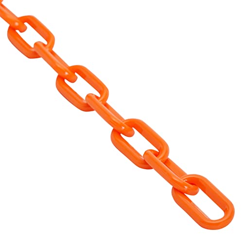 Stockroom Plus HYGOM 100 Foot Orange Plastic Chain Safety Barrier thumb #4