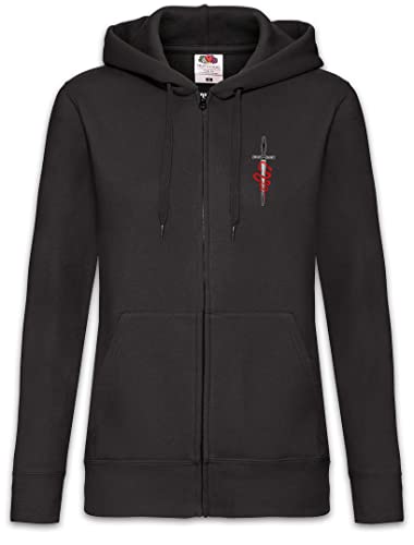 Sweat à capuche zippé Snake & Knife femme parfait pour vos sorties rock urbaines