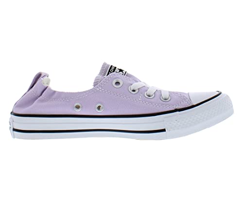 Image of Converse Chuck Taylor All Star Shoreline Slip-On Womens Shoes Size 6, Color: Pale Amethyst /White /Black
