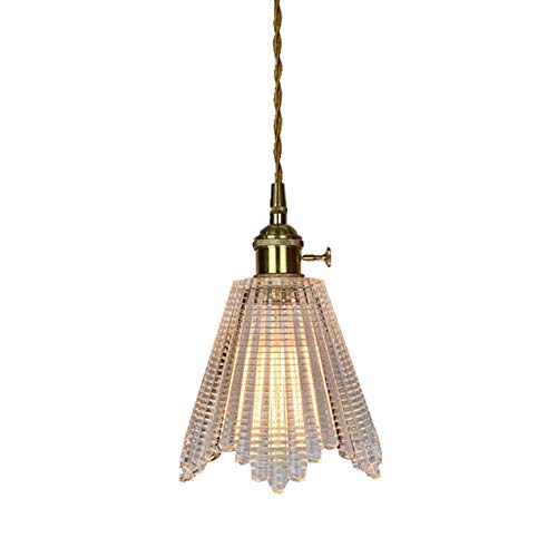 Petites lampes suspendues E27 en verre pour éclairer un chevet ou un bar