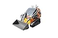 Wolfequip 23hp Mini Skid Steer Loader with Bucket For Construction, Garden, Farms, Parks, Roads,US STOCK